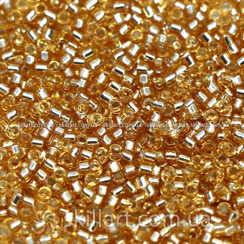 Бисер DB-42 Miyuki Delica Beads 11/0 (блестящий, золотой)